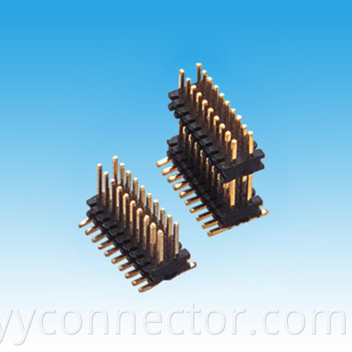 0.8mm Dual Row SMT Single/Dual Base Pin Header